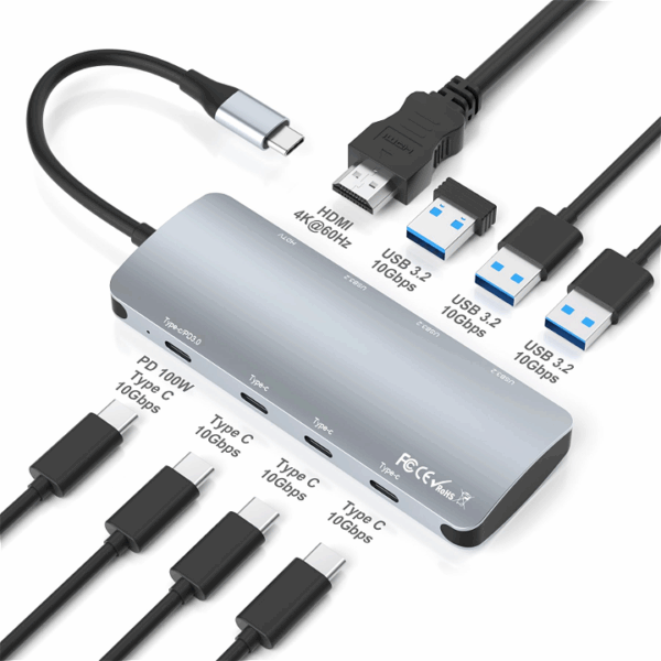 Հաբ HUB USB 8 in 1