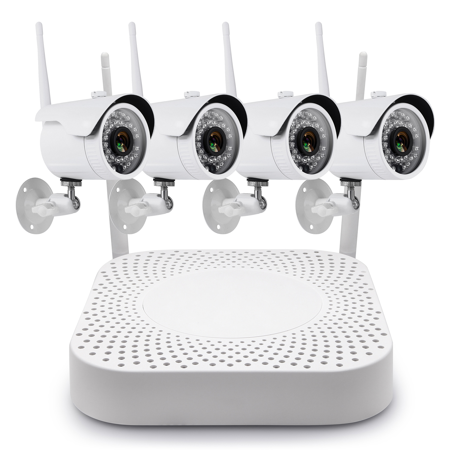 Հավաքածու Տեսաձայնագրիչ NVR IP camera 720P, 4-camera+4CH 603 - 1M