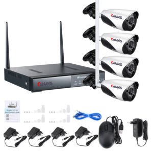 Հավաքածու Տեսաձայնագրիչ   IP camera 720P  4CH 672 - 1M